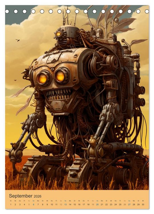 Produktbild: Steampunk-Universum (Tischkalender 2026 DIN A5 hoch), CALVENDO Monatskalender