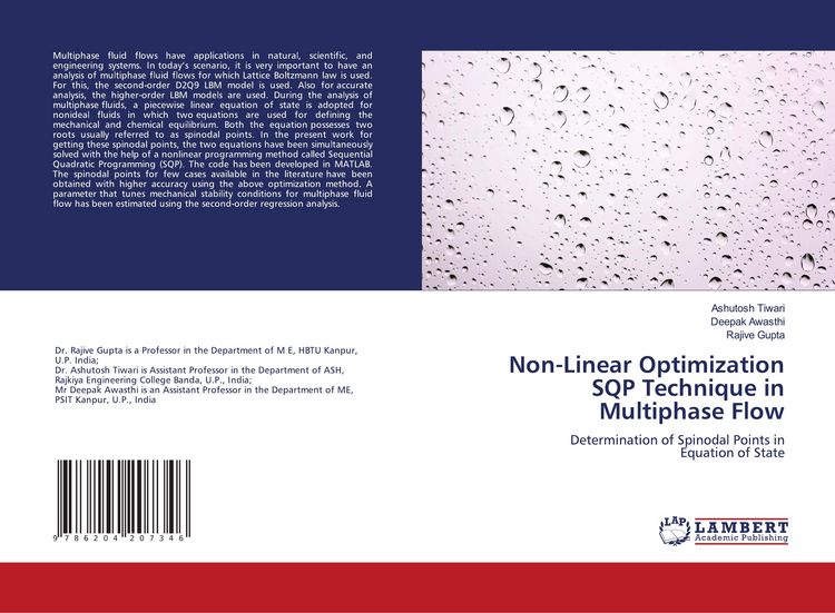 Produktbild: Non-Linear Optimization SQP Technique in Multiphase Flow