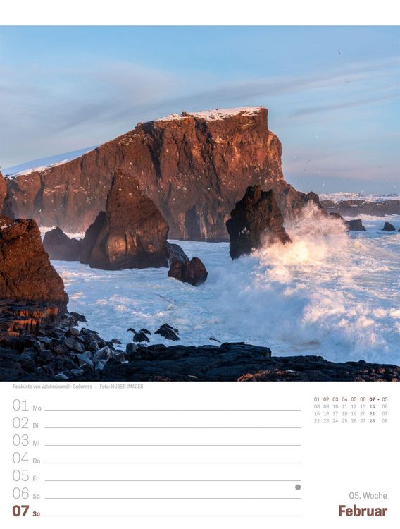 Produktbild: Island Wochenplaner Kalender 2027 | Die Insel aus Feuer und Eis