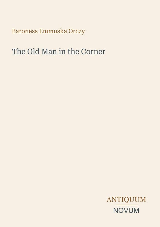 Produktbild: The Old Man in the Corner