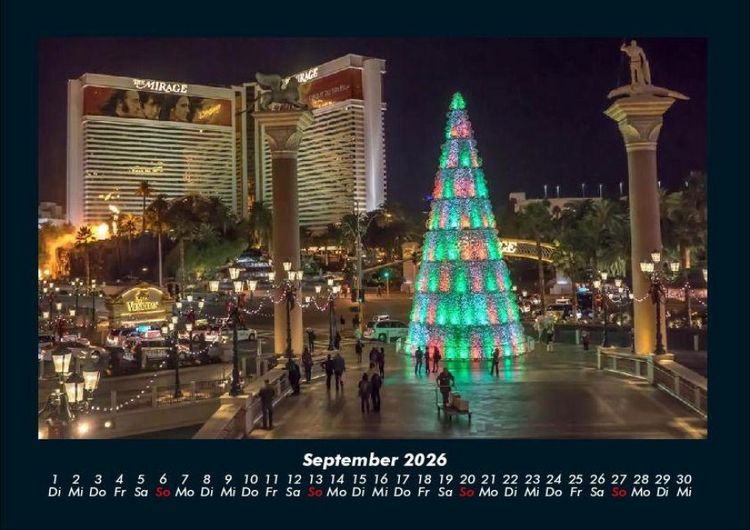 Produktbild: Las Vegas 2026 Fotokalender DIN A4