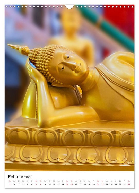 Produktbild: Wat Chalong - Tempel mit ganz speziellem Charme (Wandkalender 2026 DIN A3 hoch), CALVENDO Monatskalender