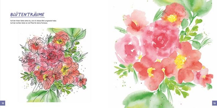 Produktbild: Das R&uuml;ckw&auml;rts-Ausmalbuch Botanical Art
