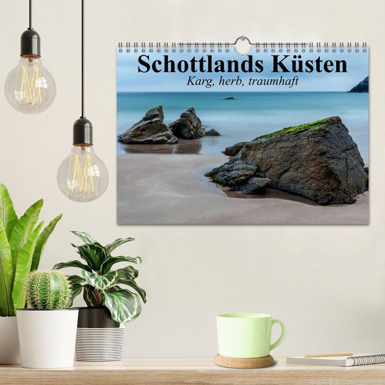 Produktbild: Schottlands K&uuml;sten. Karg, herb, traumhaft (Wandkalender 2026 DIN A4 quer), CALVENDO Monatskalender