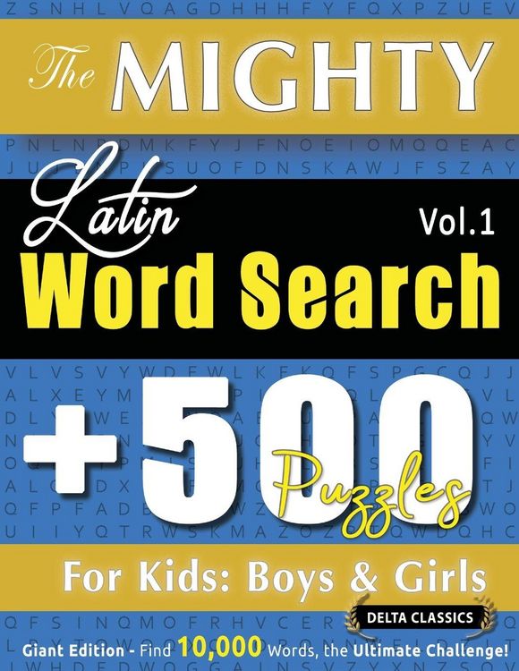 Produktbild: THE MIGHTY LATIN WORD SEARCH - 500 PUZZLES FOR KIDS