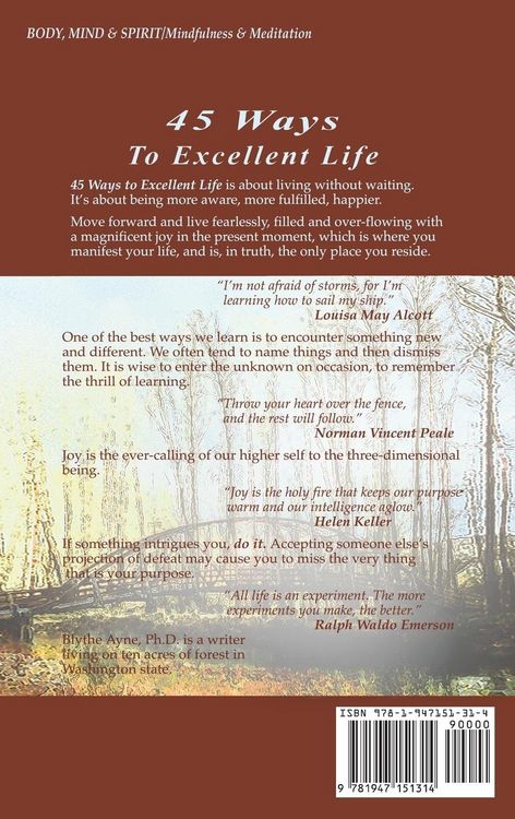 Produktbild: 45 Ways to Excellent Life