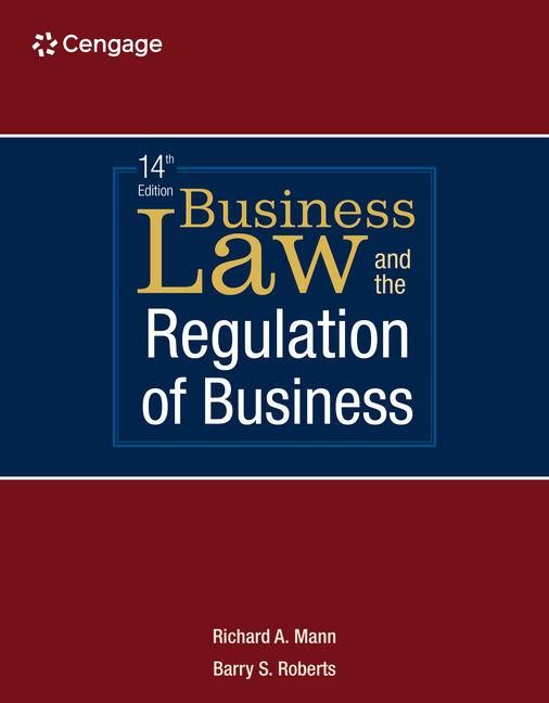 Produktbild: Business Law and the Regulation of Business
