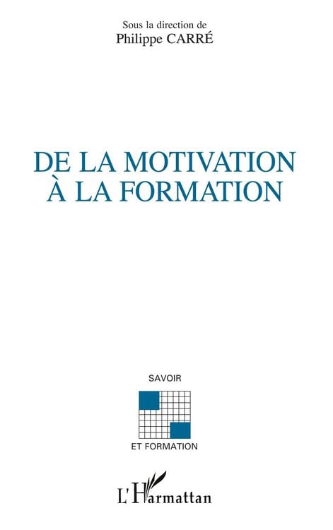 Produktbild: DE LA MOTIVATION &Agrave; LA FORMATION