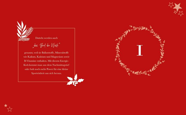 Produktbild: Mein Adventskalender-Backbuch: Sweet Christmas &ndash; zuckerfrei