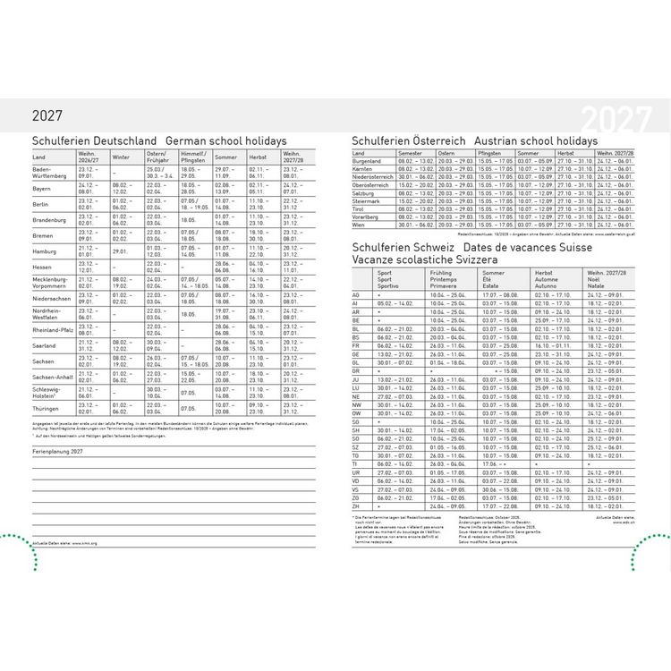 Produktbild: Idena Buchkalender 2027 Basic schwarz DIN A5 320 Seiten