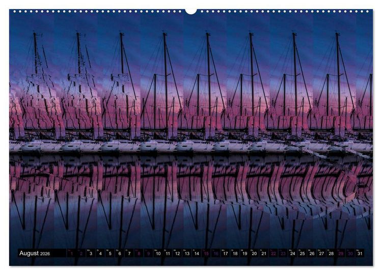 Produktbild: Magische Bilder - 3D Stereogramme (Wandkalender 2026 DIN A2 quer), CALVENDO Monatskalender