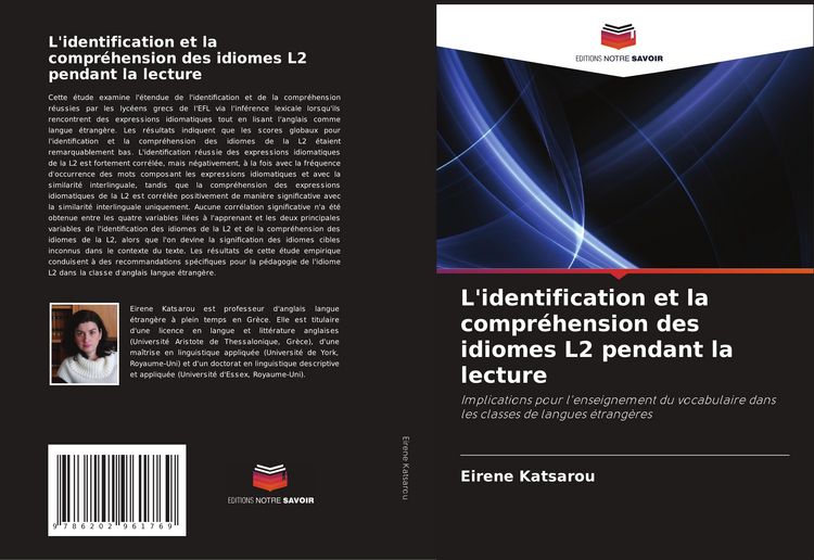 Produktbild: L'identification et la compr&eacute;hension des idiomes L2 pendant la lecture