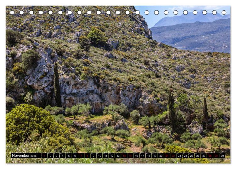 Produktbild: Ostkreta - Zwischen Sitia und Ierapetra (Tischkalender 2026 DIN A5 quer), CALVENDO Monatskalender