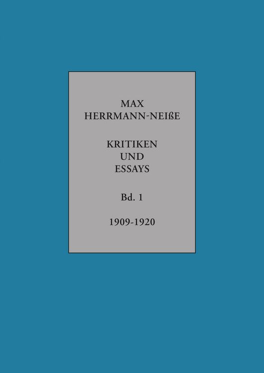 Produktbild: Kritiken und Essays