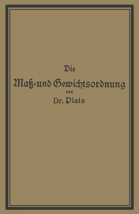 Produktbild: Die Ma&szlig;- und Gewichtsordnung