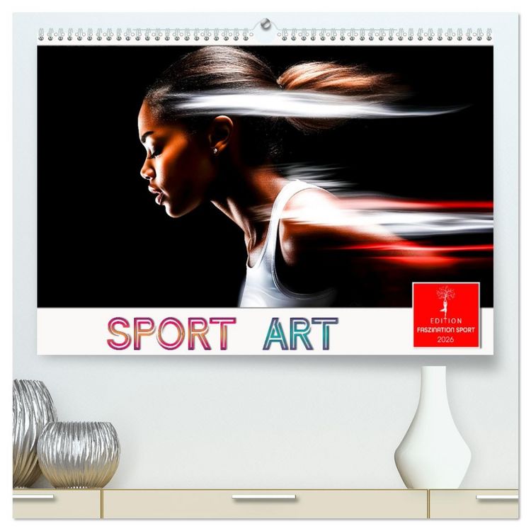 Produktbild: Sport Art (hochwertiger Premium Wandkalender 2026 DIN A2 quer), Kunstdruck in Hochglanz