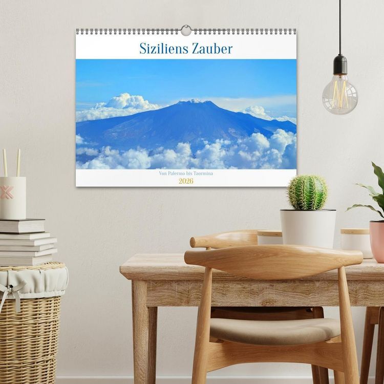 Produktbild: Siziliens Zauber &ndash; Von Palermo bis Taormina (Wandkalender 2026 DIN A3 quer), CALVENDO Monatskalender