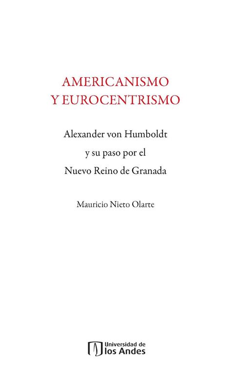 Produktbild: Americanismo y Eurocentrismo