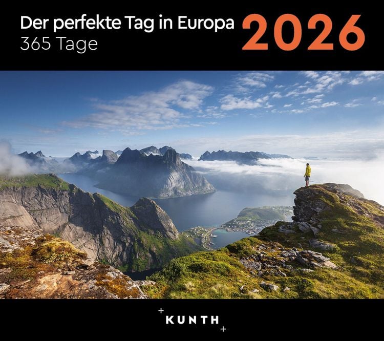 Produktbild: Der perfekte Tag in Europa - KUNTH 365-Tage-Abreißkalender 2026