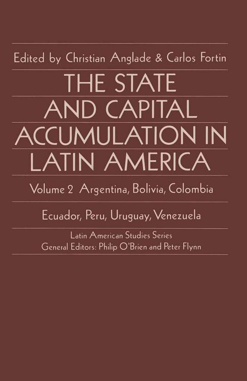 Produktbild: The State and Capital Accumulation in Latin America