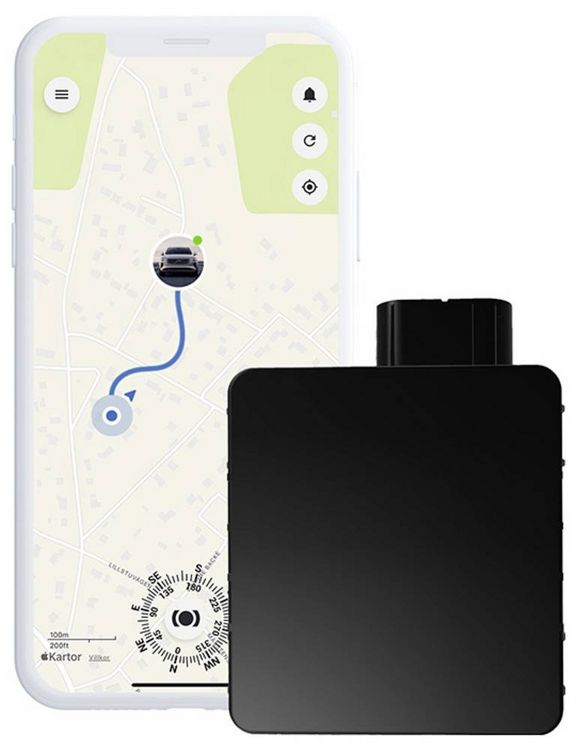 Produktbild: MiniFinder Xero GPS Tracker Fahrzeugtracker, Live Tracking Schwarz 1St.