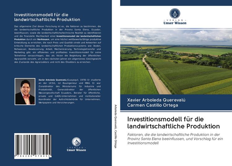Produktbild: Investitionsmodell f&uuml;r die landwirtschaftliche Produktion