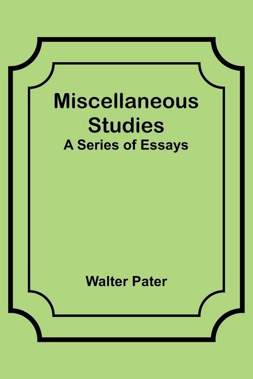 Produktbild: Miscellaneous Studies; a series of essays
