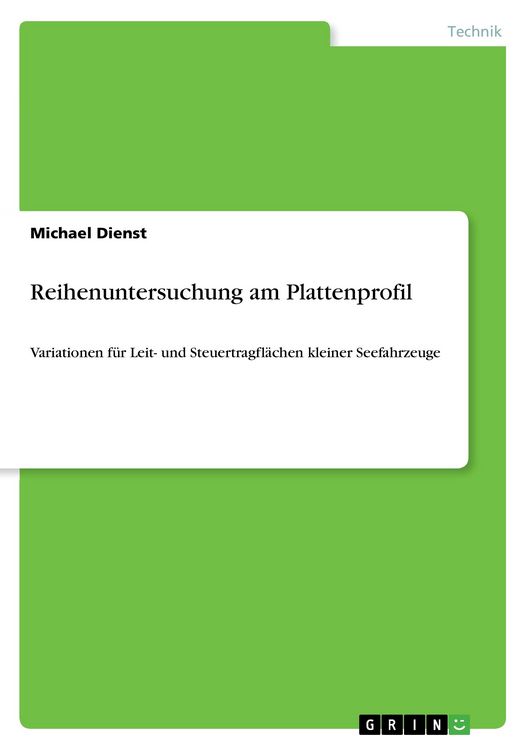 Produktbild: Reihenuntersuchung am Plattenprofil