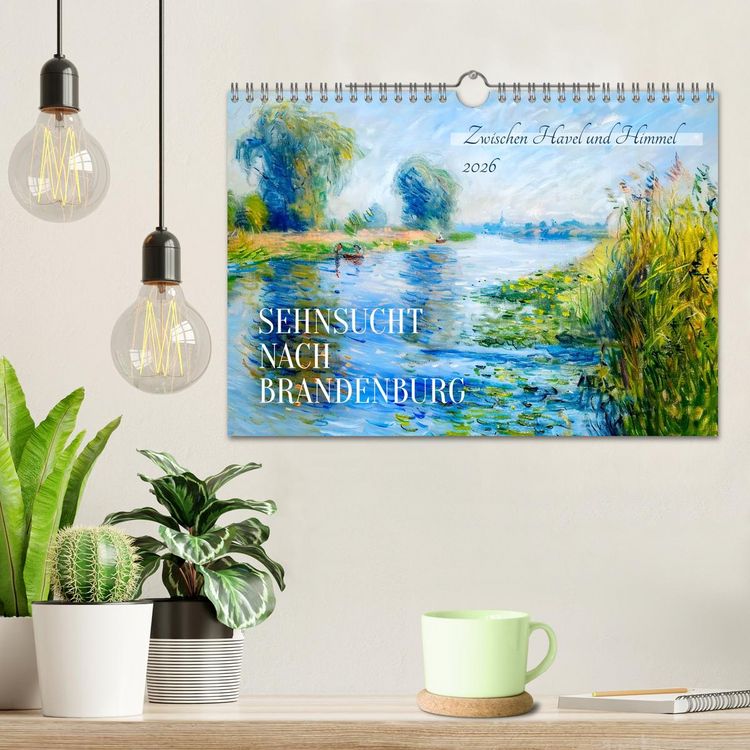 Produktbild: Sehnsucht nach Brandenburg - Zwischen Havel und Himmel (Wandkalender 2026 DIN A4 quer), CALVENDO Monatskalender