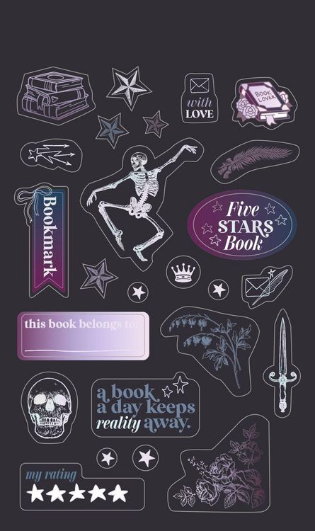 Produktbild: Stickerbogen mit 100 Stickern