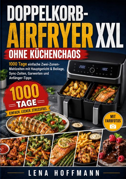Produktbild: Doppelkorb-Airfryer XXL ohne K&uuml;chenchaos