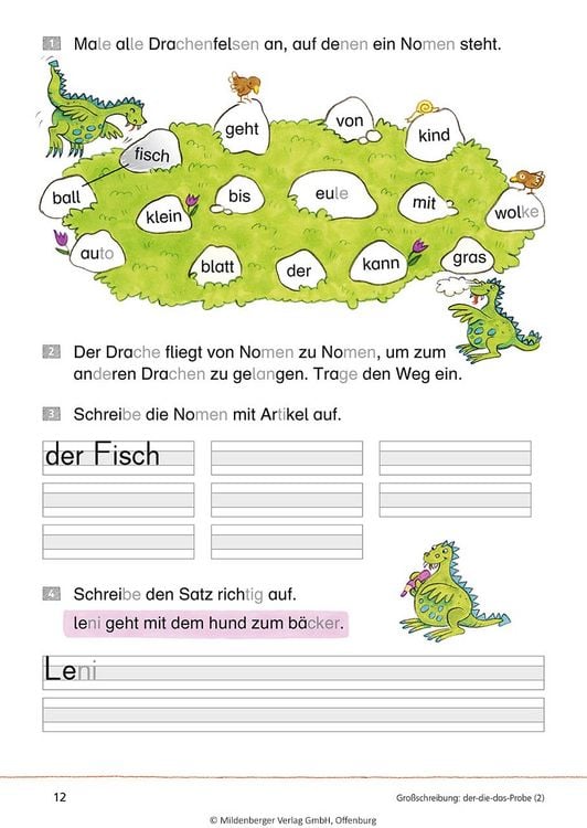 Produktbild: Das &Uuml;bungsheft Deutsch 2