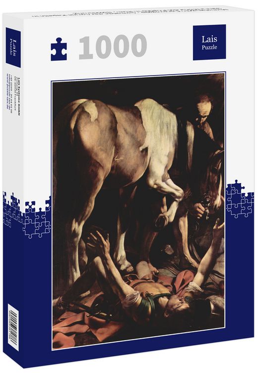 Produktbild: Lais Puzzle Michelangelo Caravaggio - Gem&auml;lde der Cerasi-Kapelle in Santa Maria del Popolo in Rom,  Bekehrung 1000 Teile