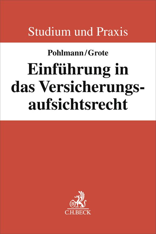 Produktbild: Einf&uuml;hrung in das Versicherungsaufsichtsrecht