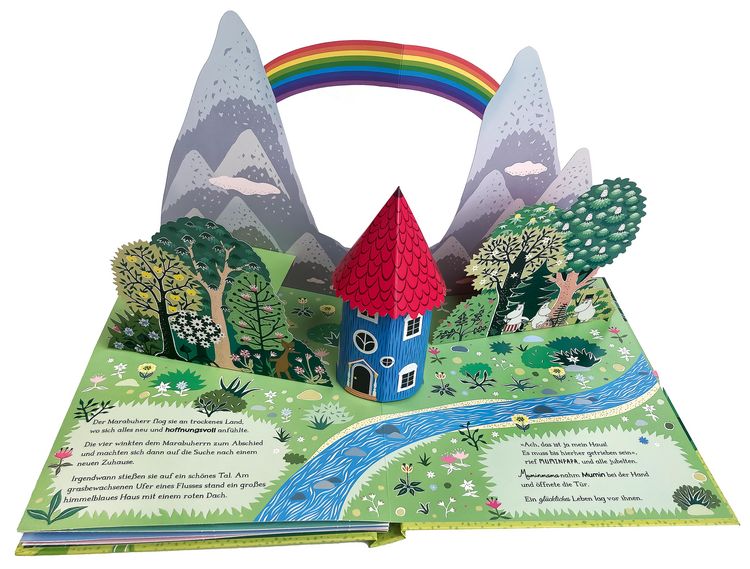 Produktbild: Die Mumins finden ein Zuhause - Ein Pop-up Buch ab 4 Jahren f&uuml;r kleine und gro&szlig;e Mumin-Fans