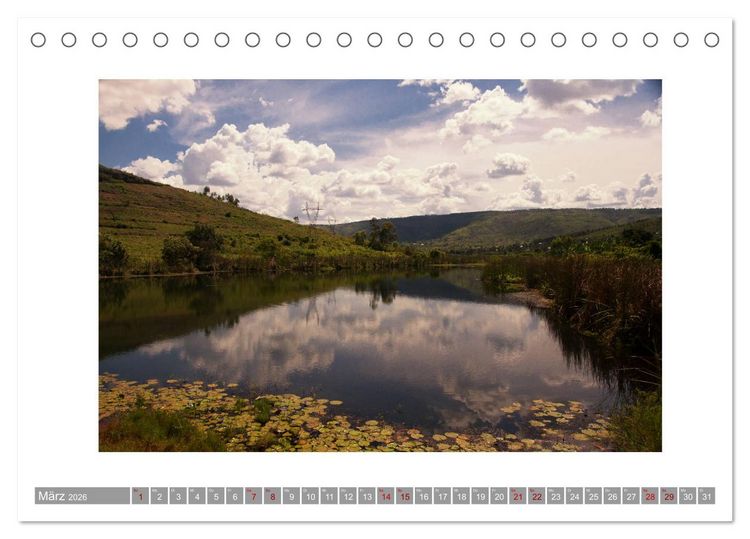 Produktbild: Ruanda (Tischkalender 2026 DIN A5 quer), CALVENDO Monatskalender