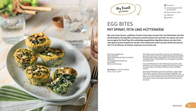 Produktbild: High Protein Airfryer-Kochbuch