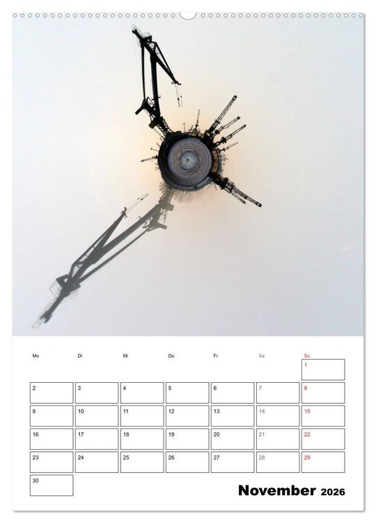 Produktbild: The tiny world of HAMBURG (Wandkalender 2026 DIN A2 hoch), CALVENDO Monatskalender