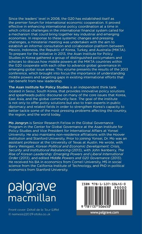 Produktbild: MIKTA, Middle Powers, and New Dynamics of Global Governance