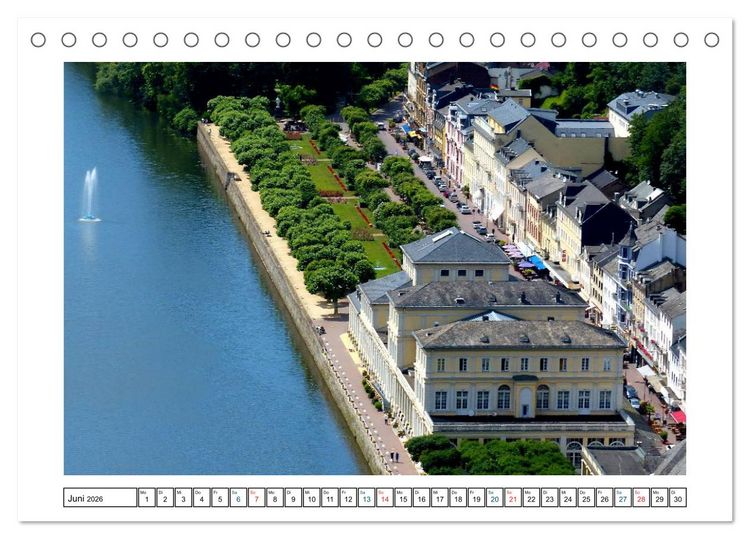 Produktbild: Bad Ems - Kurort und Kaiserbad an der Lahn (Tischkalender 2026 DIN A5 quer), CALVENDO Monatskalender