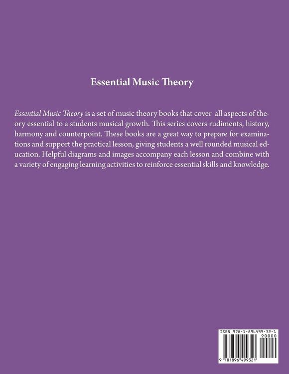 Produktbild: Essential Music Theory Level 7