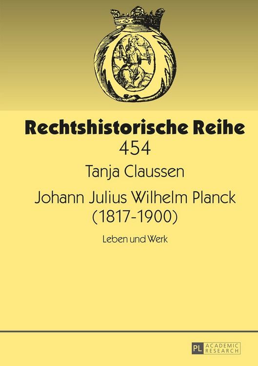 Produktbild: Johann Julius Wilhelm Planck (1817&ndash;1900)