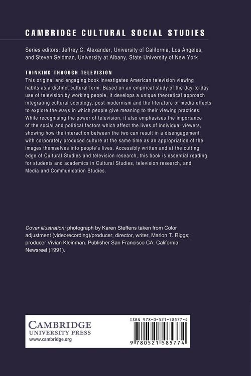 Produktbild: Thinking Through Television