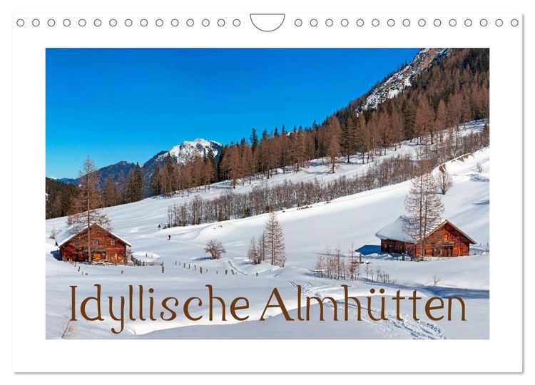 Produktbild: Idyllische Almh&uuml;tten (Wandkalender 2026 DIN A4 quer), CALVENDO Monatskalender