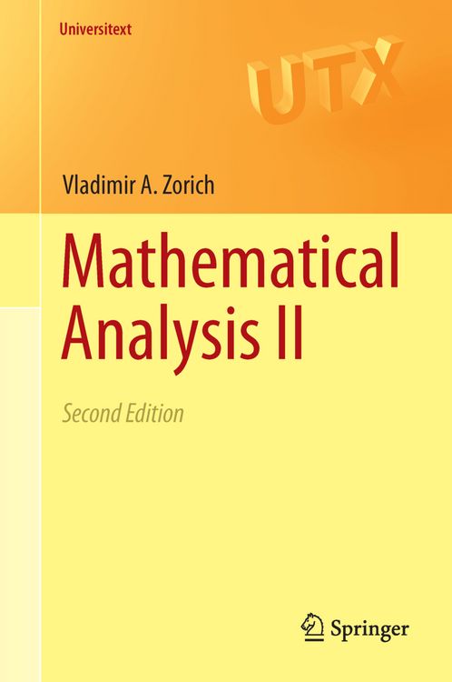 Produktbild: Mathematical Analysis II