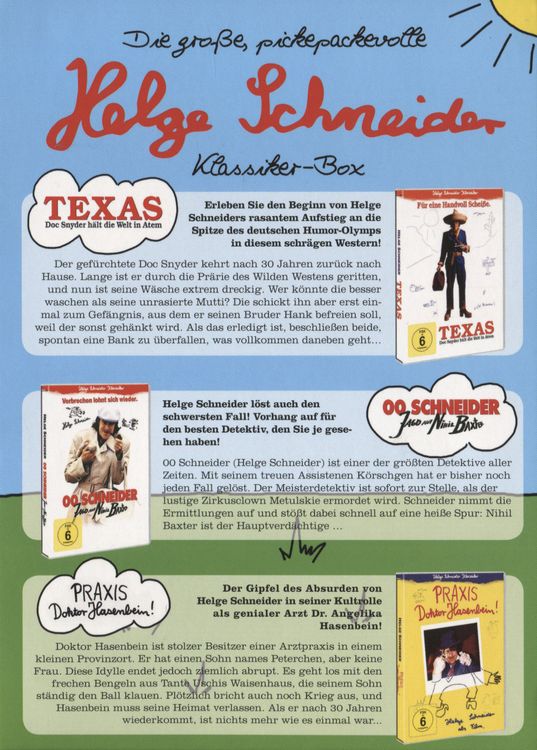 Produktbild: Helge Schneider - Klassiker-Box [3 DVDs]
