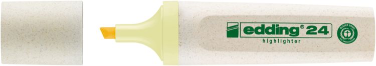 Produktbild: Edding Textmarker e-24 EcoLine pastellgelb