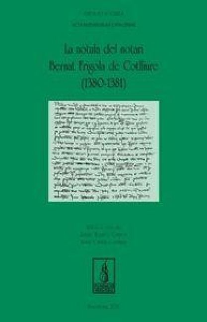 Produktbild: La n&oacute;tura del notari Bernat de Cotlliure, 1380-1381