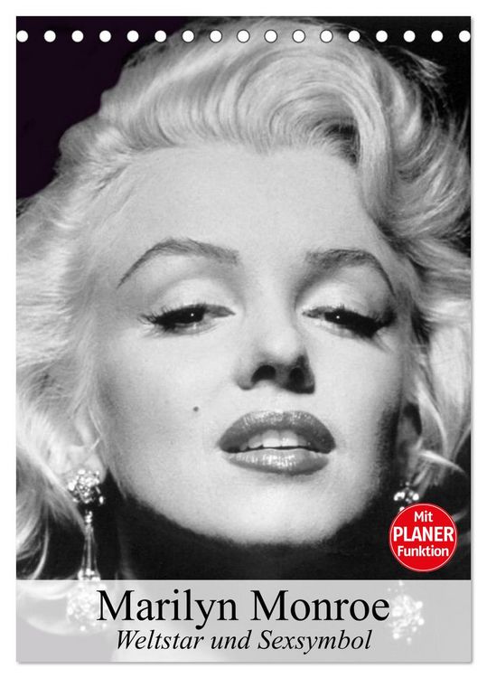Produktbild: Marilyn Monroe. Weltstar und Sexsymbol (Tischkalender 2026 DIN A5 hoch), CALVENDO Monatskalender