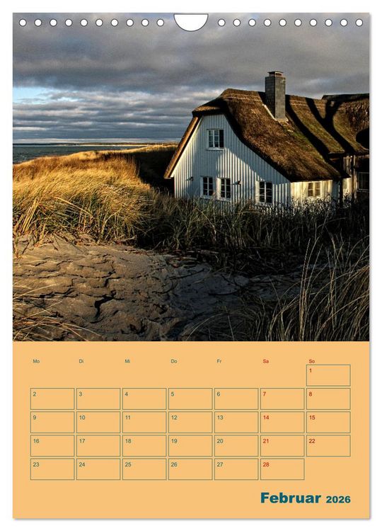 Produktbild: Fischland-Dar&szlig;-Zingst Terminplaner (Wandkalender 2026 DIN A4 hoch), CALVENDO Monatskalender